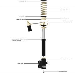 HM Series Coilover Parts Diagram