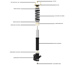 RM Series Coilover Parts Diagram